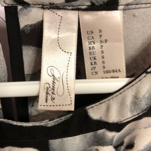 Black and grey floral dress - Picture 2 of 2